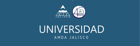 Logotipo de Universidad AMDA Jalisco