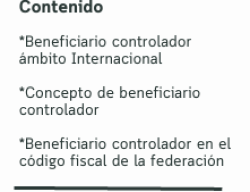 Beneficiario Controlador Al Amparo de La Reforma De La Ley Antilavado